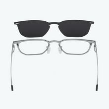 Load image into Gallery viewer, CL021 Polarized Green Square Clip On Glasses
