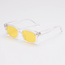 Load image into Gallery viewer, N143 Polarized Yellow Rectangular Sunglasses