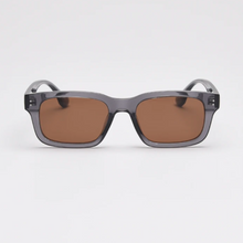 Load image into Gallery viewer, N144 Polarized Brown Rectangular Sunglasses