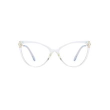 Load image into Gallery viewer, CL010 Clear / Gradient Grey Clip On Glasses
