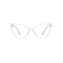 Load image into Gallery viewer, CL010 Clear / Gradient Grey Clip On Glasses