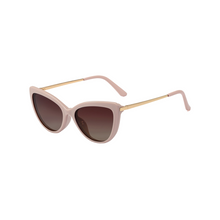 Load image into Gallery viewer, CL012 Pink / Gradient Brown Clip On Glasses