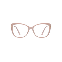 Load image into Gallery viewer, CL007 Nude Pink / Gradient Brown Clip On Glasses
