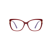 Load image into Gallery viewer, CL008 Red / Red Grey Clip On Glasses