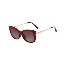 Load image into Gallery viewer, CL008 Red / Red Grey Clip On Glasses
