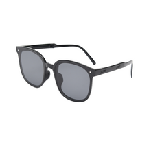 Load image into Gallery viewer, F007 Foldable Black Square Sunglasses
