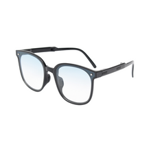 Load image into Gallery viewer, F008 Foldable Black Square Sunglasses