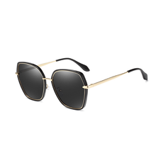 Load image into Gallery viewer, N051 Polarized Black Square Sunglasses
