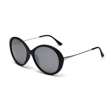 Load image into Gallery viewer, N057 Polarized Silver Oval Sunglasses
