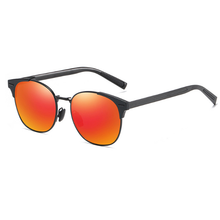 Load image into Gallery viewer, N075 Polarized Red Square Sunglasses
