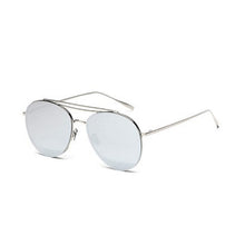Load image into Gallery viewer, U002 Silver Aviator Sunglasses