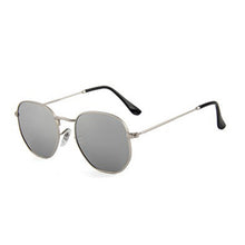 Load image into Gallery viewer, U028 Silver Hexa Sunglasses
