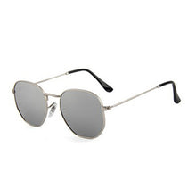Load image into Gallery viewer, U028 Silver Hexa Sunglasses