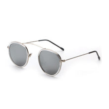 Load image into Gallery viewer, U036 Silver Retro Sunglasses
