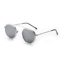 Load image into Gallery viewer, U036 Silver Retro Sunglasses