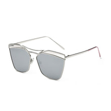 Load image into Gallery viewer, C061 Polarized Silver Retro Sunglasses
