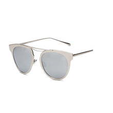 Load image into Gallery viewer, C013 Silver Polarized Cat Eye Sunglasses
