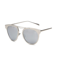 Load image into Gallery viewer, C013 Silver Polarized Cat Eye Sunglasses