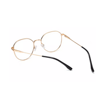 Load image into Gallery viewer, Z073 Black/Gold Anti Blue Light Glasses