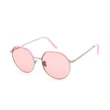 Load image into Gallery viewer, W013 Pink Oval Sunglasses
